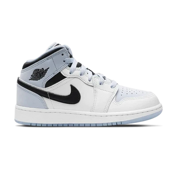 AIR JORDAN 1 MID SE GS 'WHITE ICE BLUE'