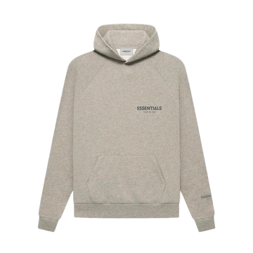 FEAR OF GOD ESSENTIALS CORE COLLECTION PULLOVER HOODIE 'DARK HEATHER OATMEAL'