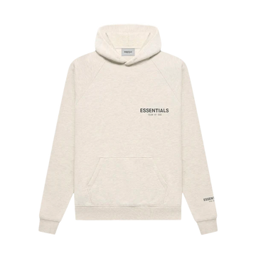 FEAR OF GOD ESSENTIALS CORE COLLECTION PULLOVER HOODIE 'LIGHT HEATHER OATMEAL'