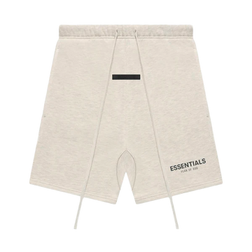 FEAR OF GOD ESSENTIALS SUMMER CORE SWEAT SHORT 'LIGHT HEATHER OATMEAL'