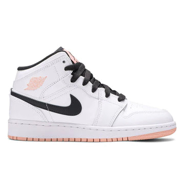 AIR JORDAN 1 MID GS 'WHITE ARCTIC ORANGE'