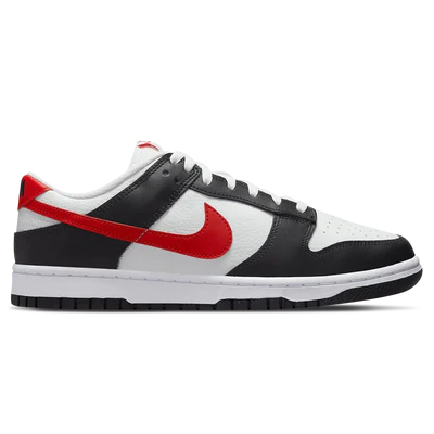 NIKE DUNK LOW 'BLACK WHITE RED'