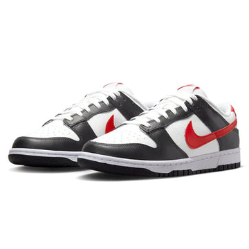 NIKE DUNK LOW 'BLACK WHITE RED'