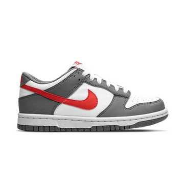 NIKE DUNK LOW NEXT NATURE GS 'SMOKE GREY LIGHT CRIMSON'