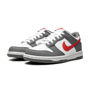 NIKE DUNK LOW NEXT NATURE GS 'SMOKE GREY LIGHT CRIMSON'