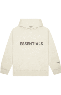 FEAR OF GOD ESSENTIALS PULLOVER HOODIE BUTTERCREAM