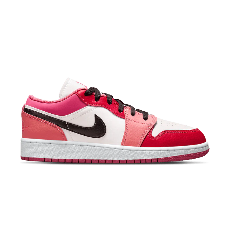 NIKE AIR JORDAN 1 LOW GS 'PINK BLACK'