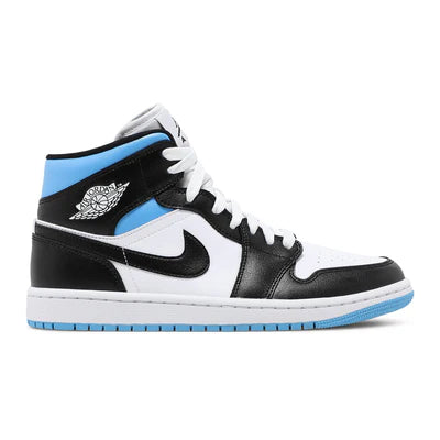 NIKE AIR JORDAN 1 MID ROYAL BLACK BLUE